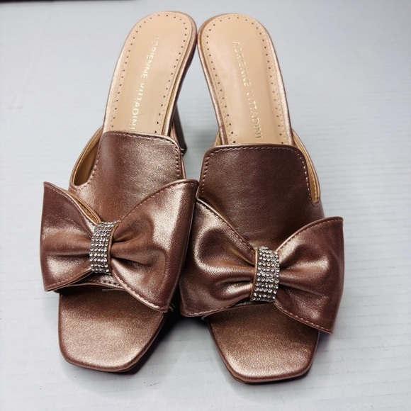ADRIENNE VITTADINI Gladys Dressy Slip On Heels Size 8 - Picture 3 of 7